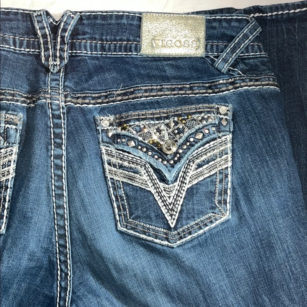 Vigoss Jeans with Embellished Pockets - Picture 4 of 5